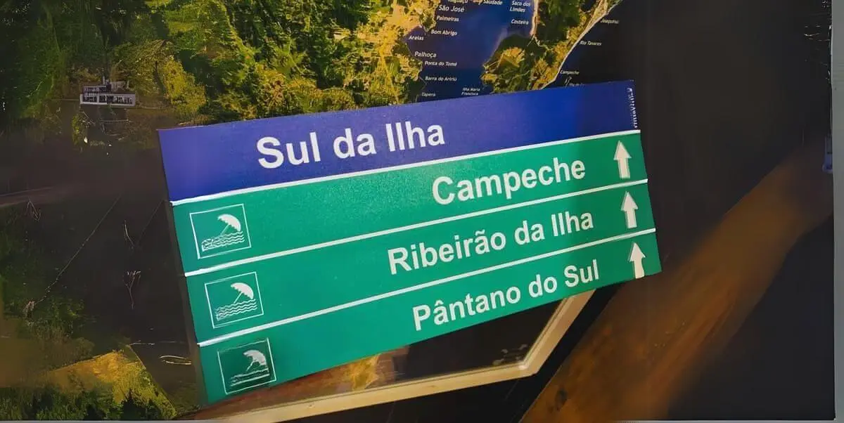 florianopolis sul da ilha placa